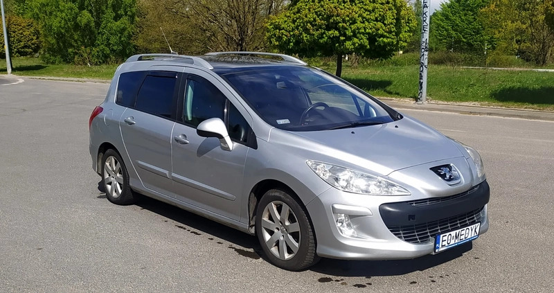 Peugeot 308 cena 11900 przebieg: 256588, rok produkcji 2009 z Zgierz małe 121